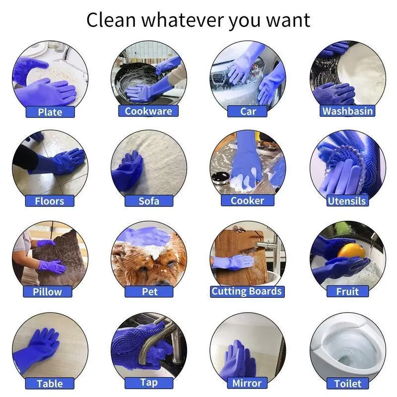 Magic Silicon Cleaning Gloves - Image 3