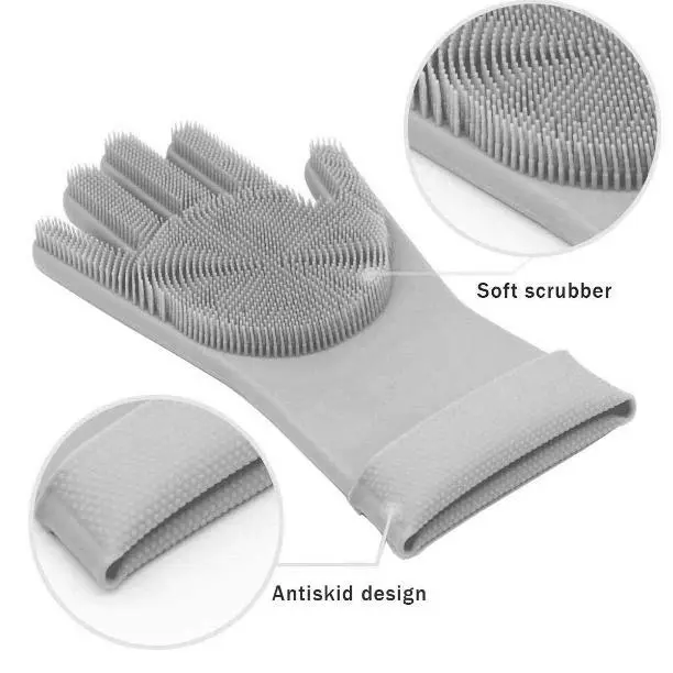 Magic Silicon Cleaning Gloves - Image 4